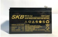 Batteria al piombo ricaricabile 12 volt 7.2A Marca SKB