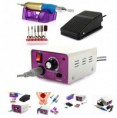 SET FRESA PROFESSIONALE 25000 GIRI AL MINUTO PER NAIL ART MANICURE E PEDICURE CON PEDALE